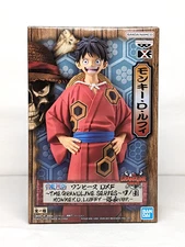 One Piece Banpresto The Grandline Series Wanokuni Monkey D Luffy Yukata Figure