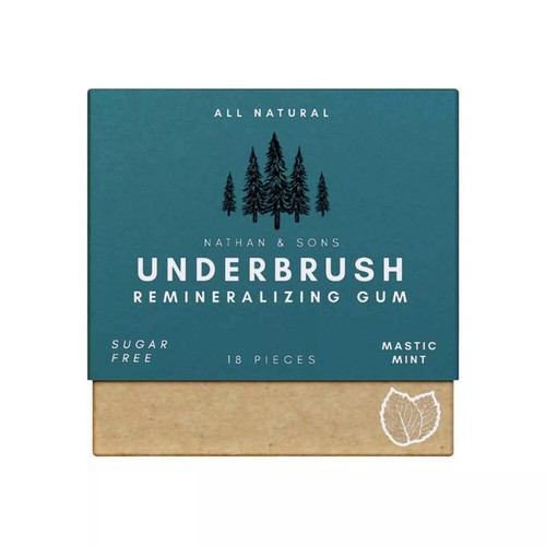 Organic MASTIC MINT Underbrush Remineralizing Chewing Gum For Teeth Protection~~ - Picture 18 of 19