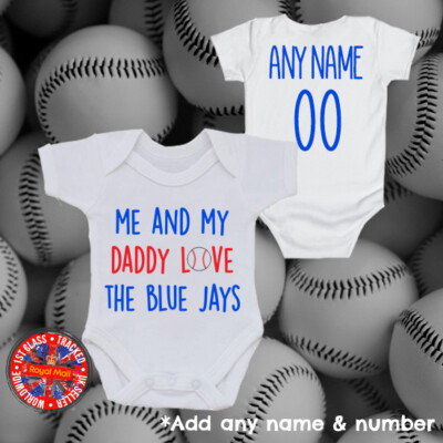 Blue Jays ''Me & My Daddy Love'' Opa Mama personalisierter Strampler Strampler Geschenk