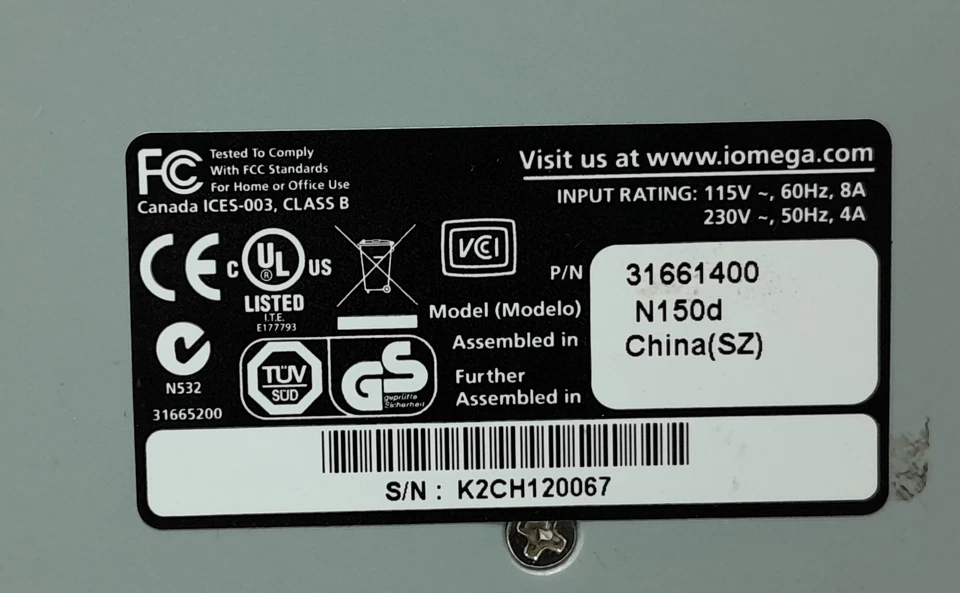 iomega NAS Network Storage StorCenter Pro 150d - Image 3 of 4