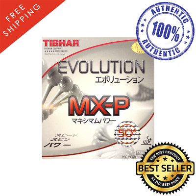 Tibhar Evolution MX-P 50°, 50 Degree Hard Table Tennis Rubber Ships in 10 days