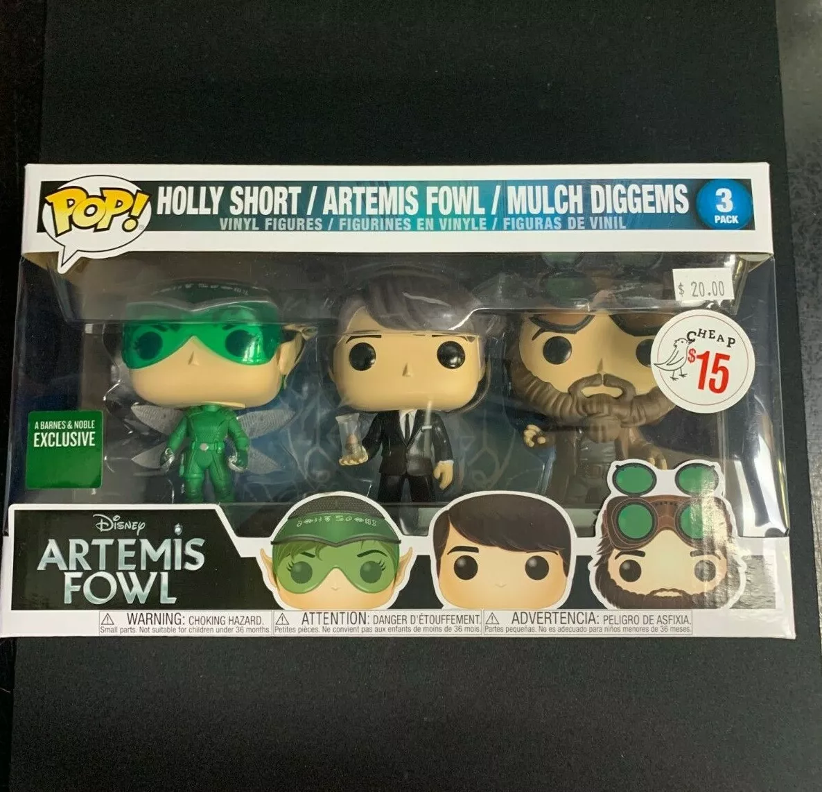 Funko Pop! Artemis Fowl - Artemis, Mulch and Holly - 3-Pack