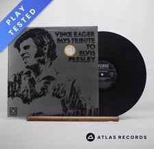 Vince Eager Pays Tribute To Elvis Presley LP Album Vinyl Record AVE 093 - VG+/EX