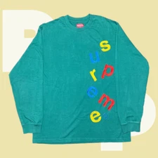 Supreme Scatter Logo L/S Top (Medium)