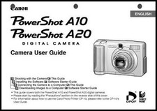 Canon Powershot A10 A20 Digital Camera User Guide Instruction Manual