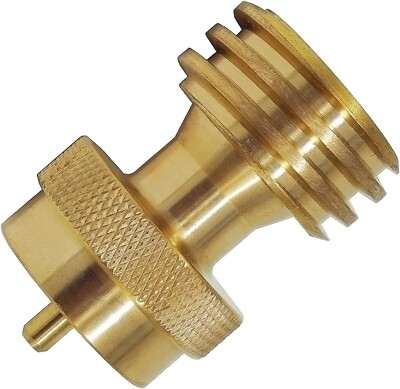 #ad Universal Solid Brass Propane Tank Adapter 20LB to 1LB Converter QCC1 Regulator $11.57