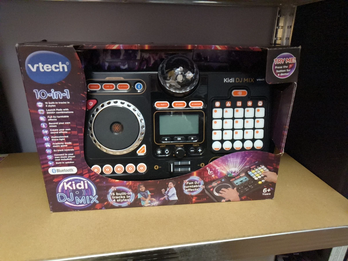 Vtech 10 in 1 Kidi DJ Mix Kids Music Toy with Lights DJ Mixer Mixing Deck