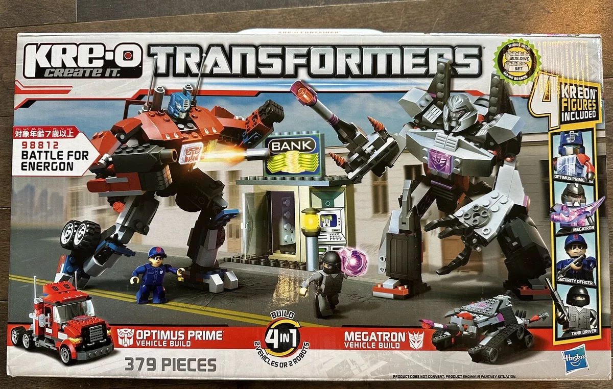 Transformer KRE-O Lego BATTLE FOR ENERGON Optimus Prime+Megatron 98812 Kreo  New