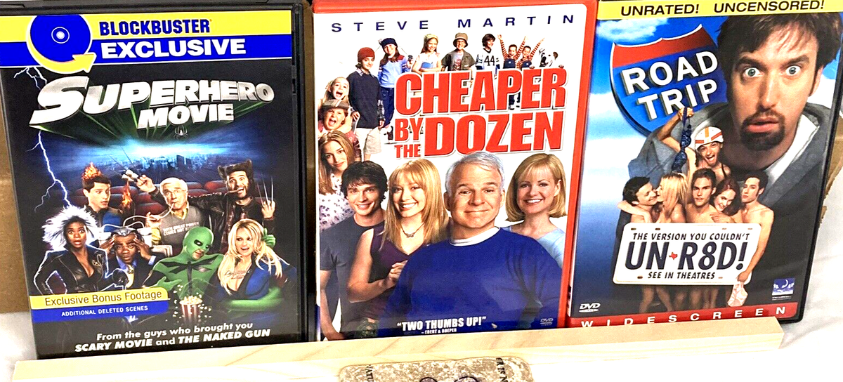 PREOWNED 3 DVD, SUPERHERO MOVIE, CHEAPER DOZEN, ROAD TRIP, VGC | eBay