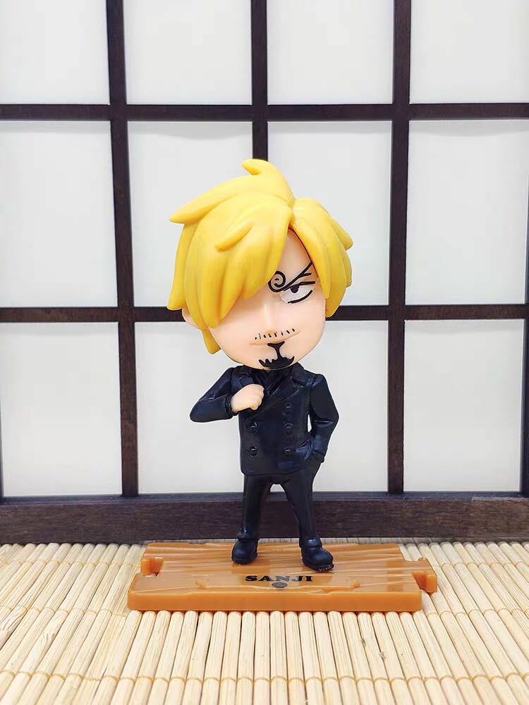 10 Pcs One Piece Luffy Zoro Nami Usopp Chopper Brook Japanese