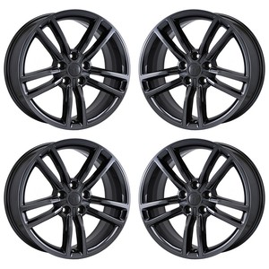 Details About 19 Tesla Model S Black Chrome Wheels Rims Factory Oem 2016 2017 Set 98910