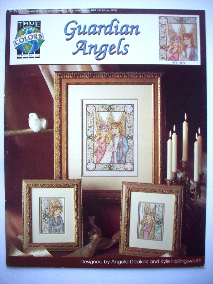 Modern Guardian Angels  cross stitch pattern  - Image 2 of 2