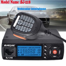 Mini radio FM mobile auto VHF/UHF ricetrasmettitore dual band walkie talkie BJ-218
