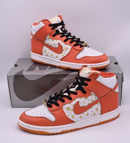supreme dunk high orange