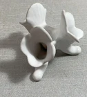 Van Briggle Triple Bud Cornucopia Trumpet Vase Sits on Three Feet