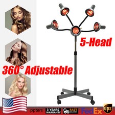 5 Head Infrared Light Heat Therapy Processor Perming Dyeing Hair Heater Lamp