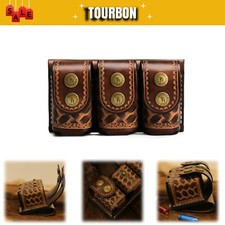 Tourbon Leder Revolver Zylindergehäuse .22 .38 357mag Speedader Speedloader Case