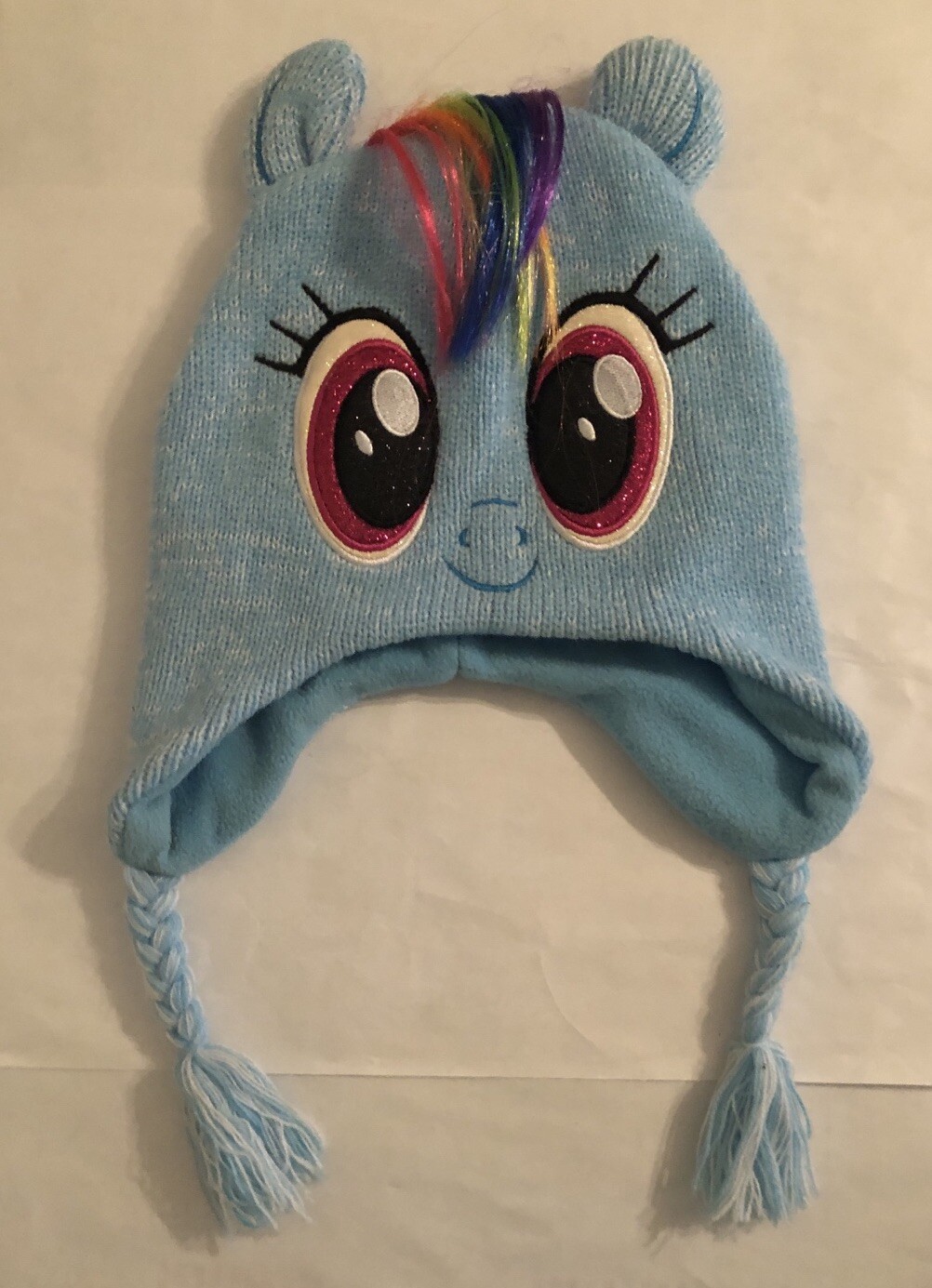 Cappello My Little Pony Inverno Beanie Blu Dash Cruscotto Taglia Unica