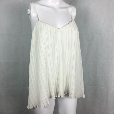 white chiffon cami