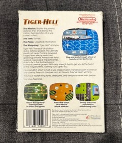 Tiger-Heli Nintendo NES ~ &iexcl;Completo en caja con manual y tarjeta de registro! ~ LQQK