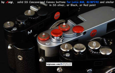 LUIGI SS SOFT SHUTTER RELEASE for LEICA M2,M3,M4,M6,M7,MP,M8,M9,M10,MORE CAMERAS
