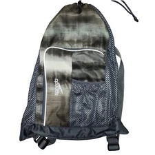 Speedo Drawstring Backpack Swim Bag Wet Dry Compartment Gym Travel