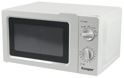 Forno Microonde 20 Litri 700W Funzione scongelamento Bianco kooper 2194555  | eBay