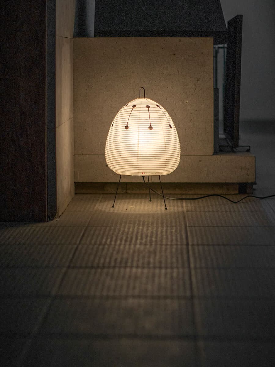 Genuine] Isamu Noguchi AKARI 1AD lantern table lamp lighting set