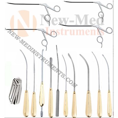 Daniel Instrument Box Daniel Endoscopic Forehead Lift Dissectors Plastic Surgery Instrument ...