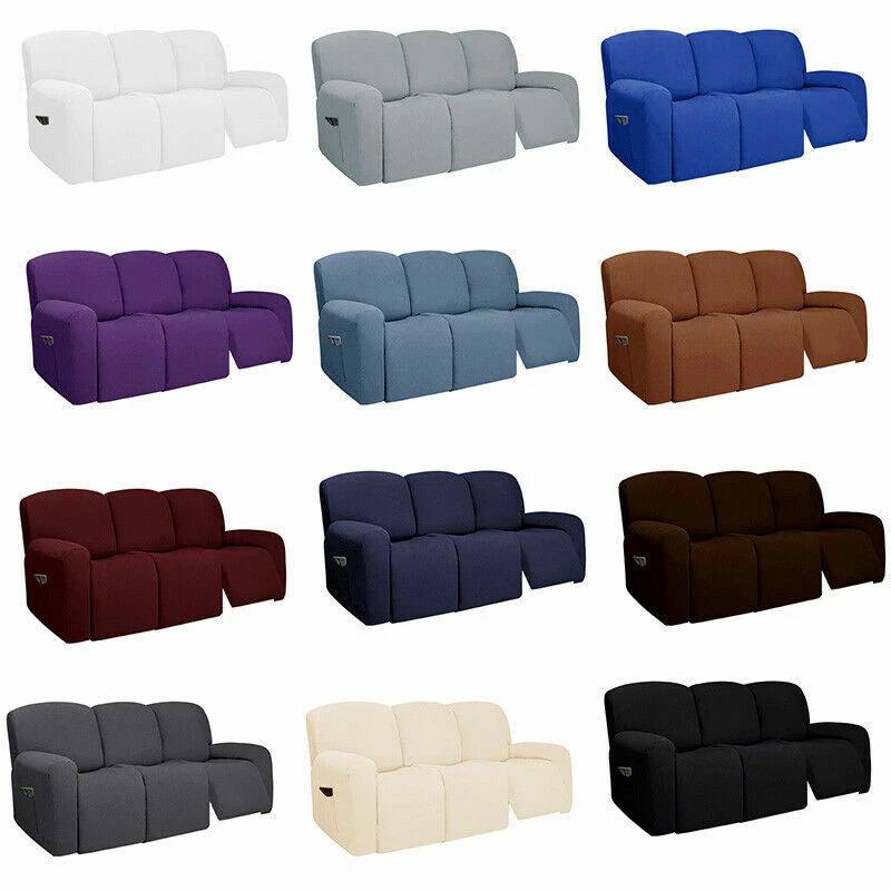 Funda de sofá reclinable elástica de 1/2/3 plazas Foto 4 de 4