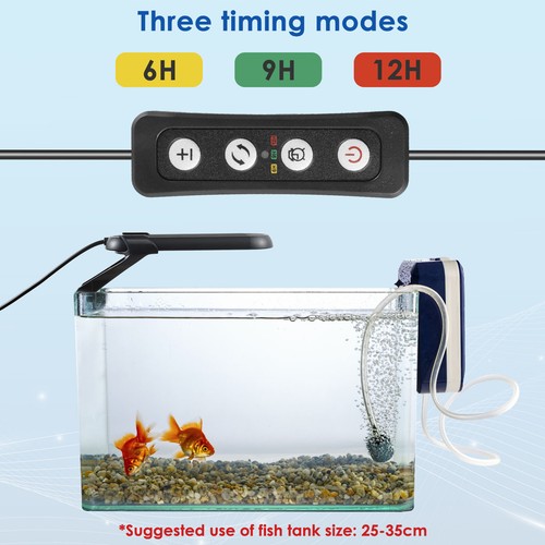 Aquarium Fish Tank LED Light 14 Light Colour Dimmable w/Timers Remote Contro^ .f - Picture 9 of 11