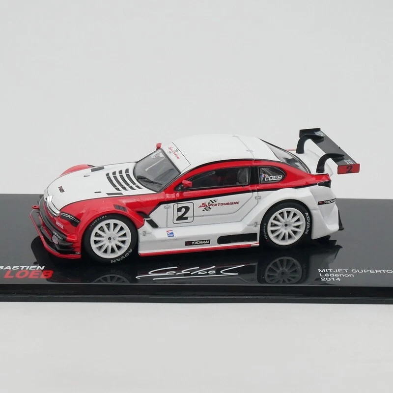 ixo 1:43 MITJET SUPERTOURISME WRC 2014 Loeb Diecast Car Model Metal Vehicle Foto 2 de 4