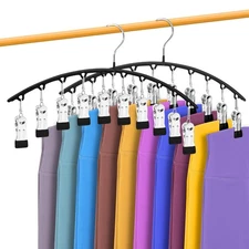 Legging Organizer for Closet, Metal Yoga Pants Hangers 2 Pack