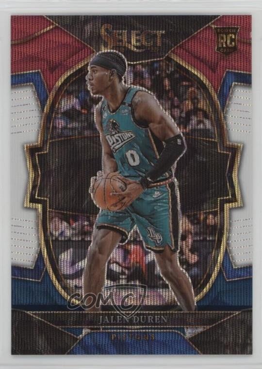 2022-23 Panini Select Concourse Tri-Color Prizm Jalen Duren #98 05lh