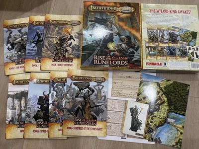 Pathfinder for Savage Worlds: Rise of the Runelords Boxed Set | New OPEN BOX
