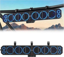 Waterproof 10-Speaker UTV Sound Bar with Bluetooth Multicolor Lights