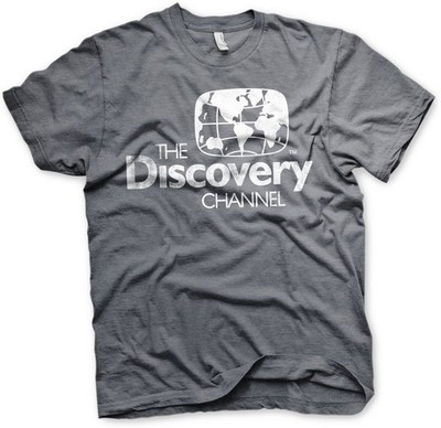 Discovery Channel Distressed Logo T-Shirt DC-1-DC001-H81-13