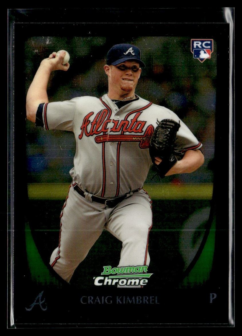 2011 Bowman Draft Picks & Prospects Chrome Craig Kimbrel RC Atlanta Braves #50
