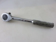 SK Tools 3/8" Dr. Push Button Frankenstein Ratchet 7.5" Long Vintage Made In USA