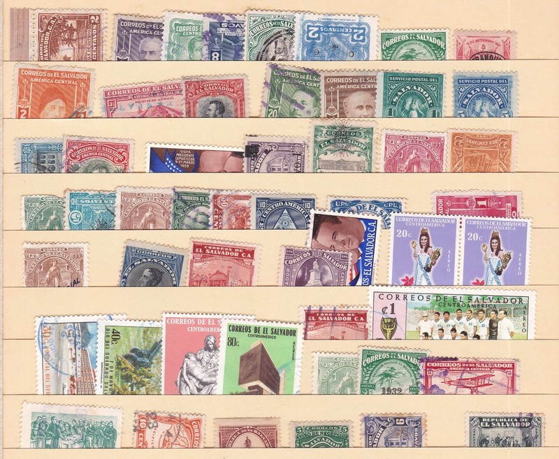 EL SALVADOR  ^^^^^x53 hinged & used CLASSICS  a nd o