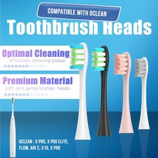 4pcs Toothbrush Heads for Oclean X/X PRO/Z1/F1/One/Air2/SE Sonic Electric