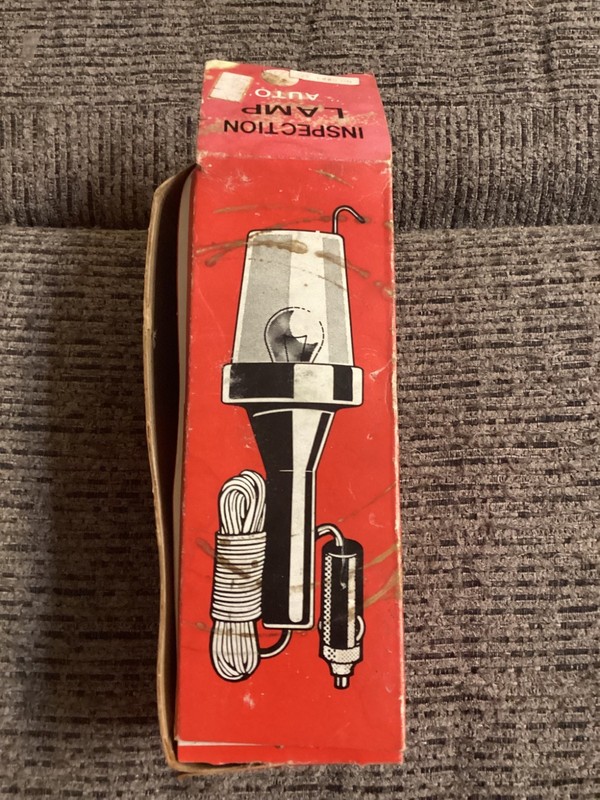 Vintage AUTO INSPECTION LIGHT - Made in HONG KONG - New In Box