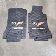 05-13 Corvette C6 Lloyd Mats Rubber Floor Mats Pair Lh Rh 101k Miles Aa7530