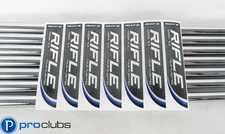7pc NEW PROJECT X RIFLE 105 TOUR FLIGTED 6.0 STIFF FLEX STEEL IRON SHAFTS 459099