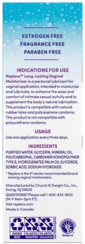Long-Lasting Vaginal Moisturizer Pack of 2 - Doctor Recommended for Hydration - Picture 8 of 11
