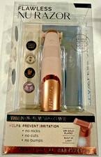 Finishing Touch Flawless Nu Razor Women's Body Shaver Light USB White/Gold