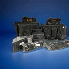 7pc AupoFit Heavy Duty Tool Pouch Set w/ Belt & Shoulder Suspenders Black New