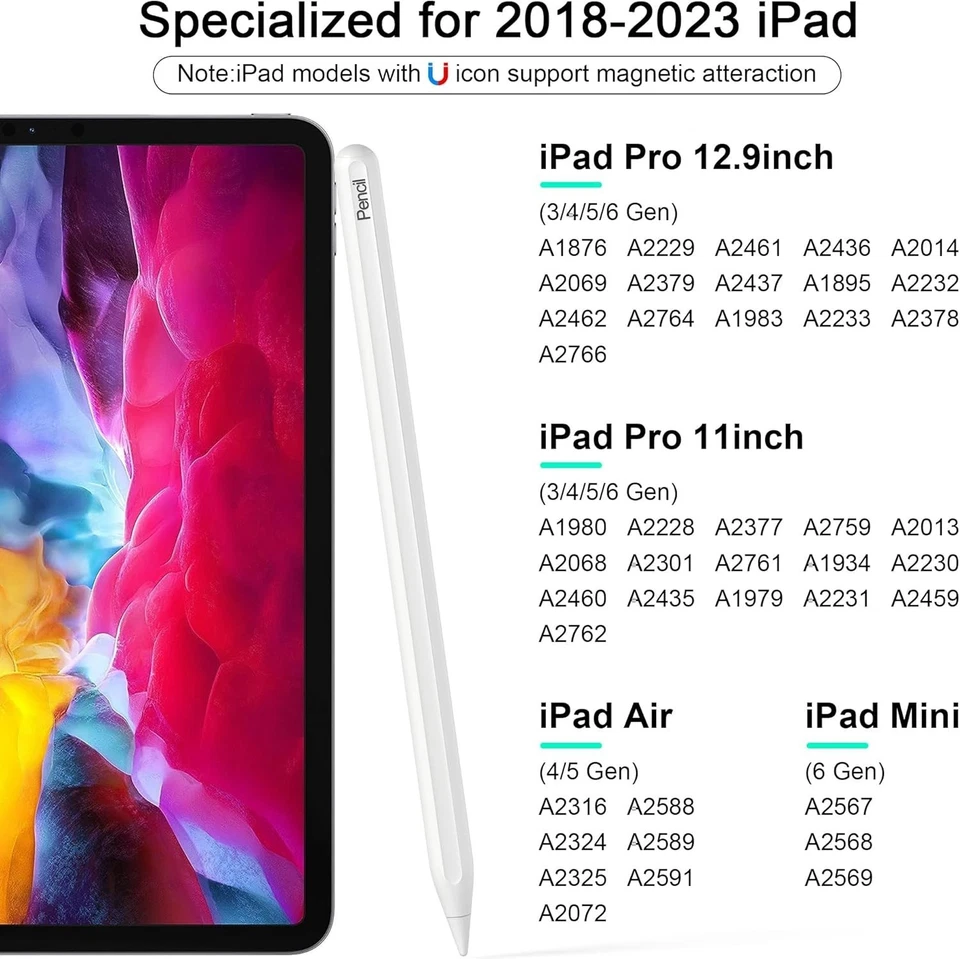 iPad Pencil 2nd Generation, Apple iPad Air/iPad Mini/iPad Pro Wireless Charging - Image 2 of 4