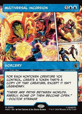 MTG MULTIVERSAL INCURSION 300 EXC - MULTIVERSUM INVASION - MSH X EN - MAGIC
