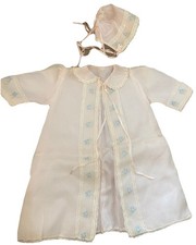 Vintage Baby Girl 1950s High Quality Layette Set Jacket with Bonnet